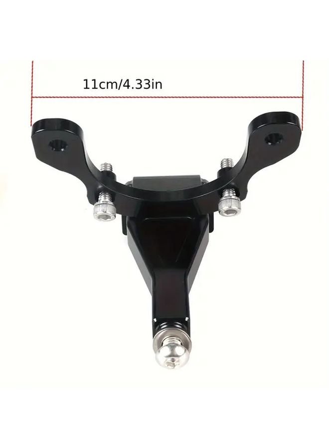 Complete Steering Mounting Bracket for Kawasaki Z900 Z900SE CNC Stabilizer Damper Black - Image 2